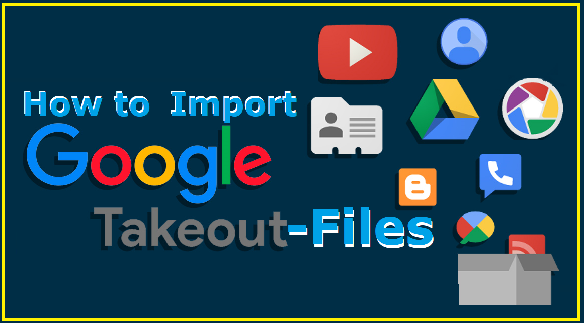 transfer google takeout to new account